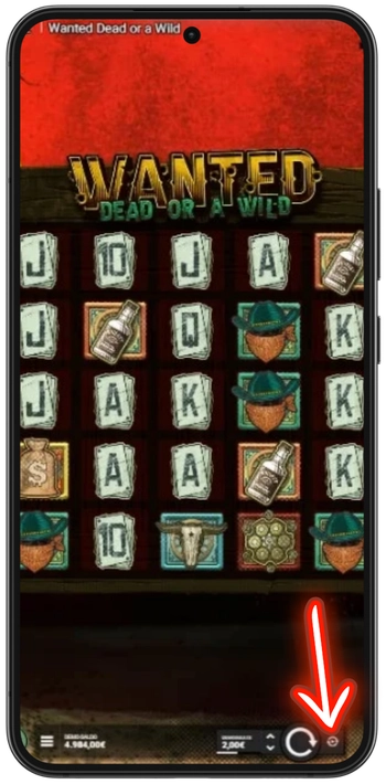 Wanted Dead or a Wild Slot – autospin med förlust- och vinstgränser i inställningarna